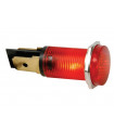 LUCE TONDA 14mm 12V ROSSO…