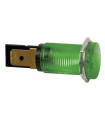 LUCE TONDA 14mm 12V VERDE…