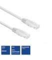 Cable reseau CAT6 U/UTP CCA 3m blanc…