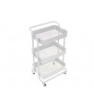 Carrello da cucina - Metallo - Bianco - 46 x 35 x 76 5 cm…