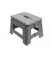 Tabouret pliable - 29 x 22 x 22 cm - Gris…