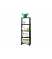 Etagere de rangement - 80 x 30 x 181 cm - 5 etageres…