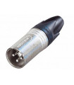 NEUTRIK - CONNECTEUR XLR 3 POINTS MALE ARGENTE NICKEL…