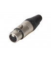 NEUTRIK - CONNETTORE XLR FEMMINA A 5 PUNTI ARGENTO NICHEL NC5FXX…