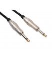 CABLE POUR GUITARE - JACK 6.35 mm vers JACK 6.35 mm - 5 m - JACK METALLIQUE…