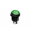 INTERRUPTEUR A BASCULE ILLUMINE - VERT - 2P DPST / ON-OFF 12V…