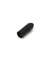 REAN TINY - ADAPTATEUR XLR MALE VERS XLR MALE - NOIR…