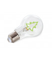 Deco bulb - ampoule LED - filament vert en forme de sapin - E27…