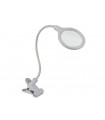 LAMPE-LOUPE LED AVEC PINCE - 5 DIOPTRES - 6 W - 30 LEDs - BLANC…