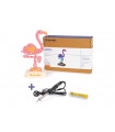 Flamingo XL Kit Saldatura Kit promozionale con saldatore e stagno saldante in omaggio Progetto elettronico fai da te educativo e