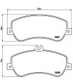 Kit de plaquettes de frein frein a disque BREMBO P 50 086 MERCEDES-BENZ GLK-Klasse