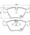 Kit de plaquettes de frein frein a disque BREMBO P 06 012 BMW 5er Touring 5er 7er