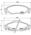 Kit de plaquettes de frein frein a disque BREMBO P 83 053 TOYOTA Yaris