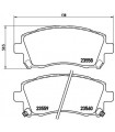 Kit de plaquettes de frein frein a disque BREMBO P 78 010 SUBARU MITSUBISHI Forester Legacy III Station Wagon Legacy 