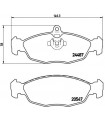 Kit de plaquettes de frein frein a disque BREMBO P 36 017 JAGUAR Daimler XJ XK8 Coupe XK8 Convertible XJ XJ 40 81