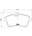 Kit de plaquettes de frein frein a disque BREMBO P 50 057 MERCEDES-BENZ A-Klasse B-Klasse