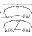 Kit de plaquettes de frein frein a disque BREMBO P 56 106 INFINITI NISSAN RENAULT Q50 X-Trail Q60 Coupe Koleos II