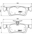 Kit de plaquettes de frein frein a disque BREMBO P 24 204 FORD Fiesta VII