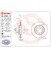 Disque de frein BREMBO 09.6799.11 VW SEAT Lupo Polo Arosa