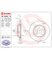 Disque de frein BREMBO 09.A538.11 SUZUKI Grand Vitara II