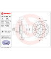 Disque de frein BREMBO 08.5085.31 FIAT 500/595/695 500C/595C/695C