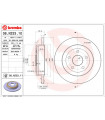 Disque de frein BREMBO 08.N233.11 JEEP Grand Cherokee IV