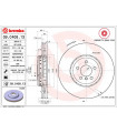 Disque de frein BREMBO 09.C408.13 BMW 7er 5er Touring 6er Cabriolet 5er 5er Gran Turismo