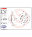 Disque de frein BREMBO 08.9081.31 KIA Cerato Stufenheck Cerato Cerato Schragheck