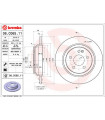 Disque de frein BREMBO 08.C065.11 MERCEDES-BENZ V-Klasse Vito Tourer Vito Mixto