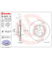 Disque de frein BREMBO 09.B270.11 HONDA Accord VIII Accord VIII Kombi