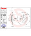 Disque de frein BREMBO 09.8004.41 ALFA ROMEO Mito