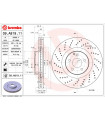 Disque de frein BREMBO 09.A819.11 MERCEDES-BENZ SLC SLK E-Klasse SL E-Klasse T-Model S-Klasse Coupe S-Klasse