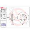 Disque de frein BREMBO 09.6893.11 HONDA Integra Coupe HR-V Prelude V CR-V I Shuttle Legend III