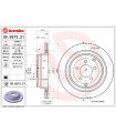 Disque de frein BREMBO 09.9373.21 LAND ROVER Range Rover III