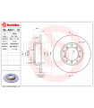 Disque de frein BREMBO 08.A841.10 ROVER LAND ROVER Defender Station Wagon Defender Cabrio