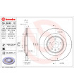 Disque de frein BREMBO 09.B040.11 AUDI Q5 A5 A4 A4 Avant A5 Cabriolet A5 Sportback