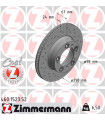 Disque de frein ZIMMERMANN 460.1523.52 PORSCHE Boxster