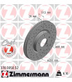 Disque de frein ZIMMERMANN 370.3050.52 MAZDA 6 Kombi CX-5 6 Stufenheck