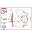 Disque de frein BREMBO 09.A272.11 HONDA Accord VII Accord VII Tourer