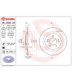 Disque de frein BREMBO 08.C250.21 HYUNDAI i40 CW i40