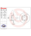 Disque de frein BREMBO 08.1741.10 CITROEN 2 CV Dyane Ami Ami Break