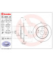 Disque de frein BREMBO 08.5803.21 HONDA Accord VI Coupe