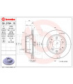 Disque de frein BREMBO 09.5784.10 PORSCHE 911 911 Targa 911 Cabriolet