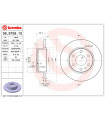 Disque de frein BREMBO 08.9759.10 IVECO Daily IV Kasten/Kombi Daily V Kasten/Kombi