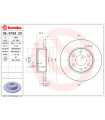 Disque de frein BREMBO 08.9759.20 IVECO Daily IV Kasten/Kombi