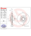 Disque de frein BREMBO 09.9760.10 IVECO Daily IV Kasten/Kombi Daily V Kasten/Kombi