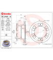 Disque de frein BREMBO 09.9763.10 IVECO Daily IV Kasten/Kombi Daily V Kasten/Kombi