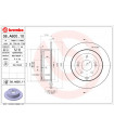 Disque de frein BREMBO 08.A600.11 HYUNDAI Santa Fe II