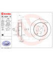 Disque de frein BREMBO 08.A354.10 TOYOTA Corolla Verso