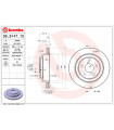 Disque de frein BREMBO 09.9147.10 SUBARU Impreza Stufenheck Impreza Station Wagon Legacy I Legacy I Station Wagon Imp